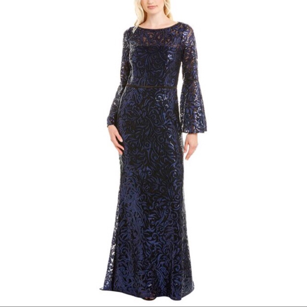 Carmen Marc Valvo Infusion Gown - Midnight